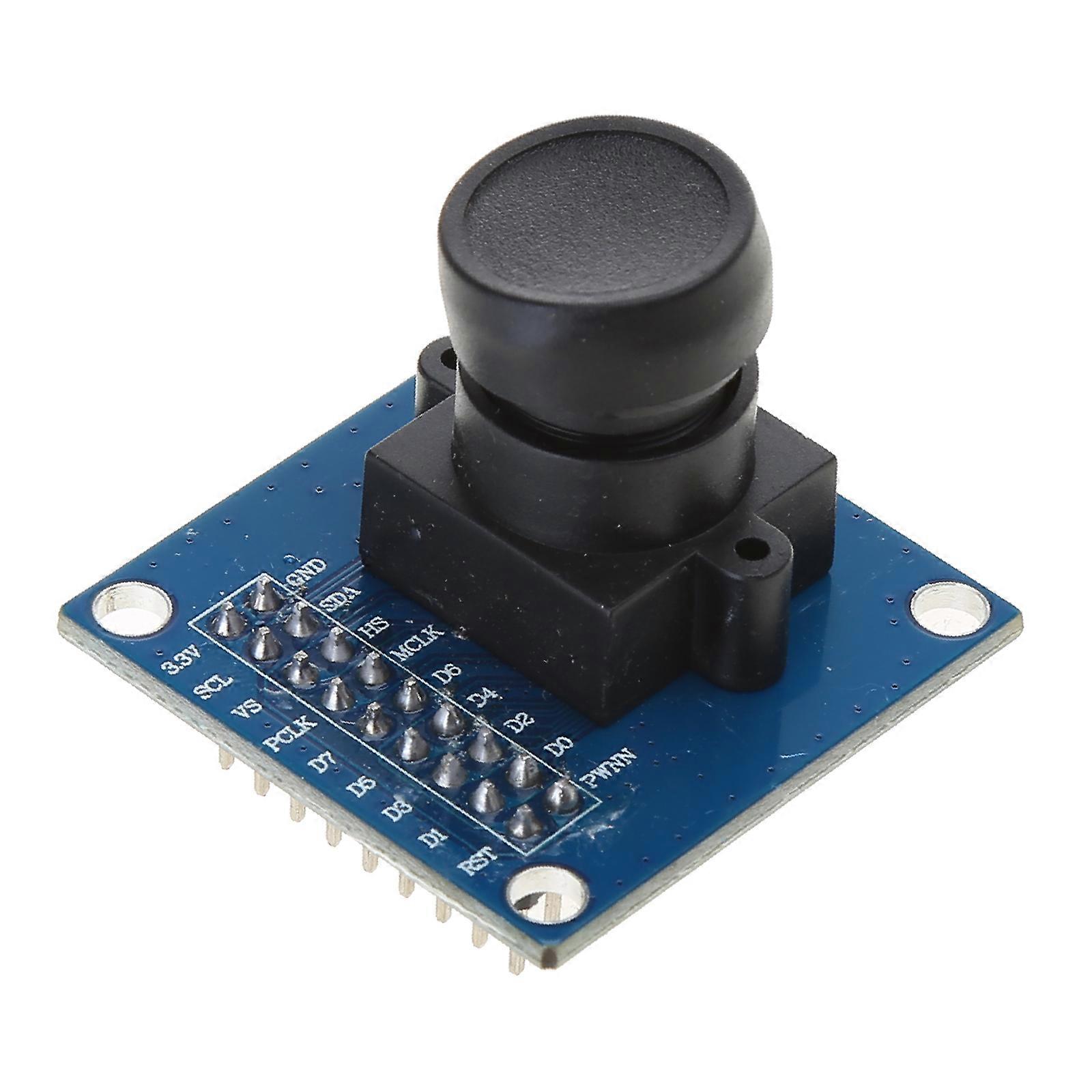 OV7670 Camera Module, 640x480 0.3Mega 300KP VGA Camera Module Lens Assembly I2C Interface Compatible SCCB for ARM FPGA Multicolor