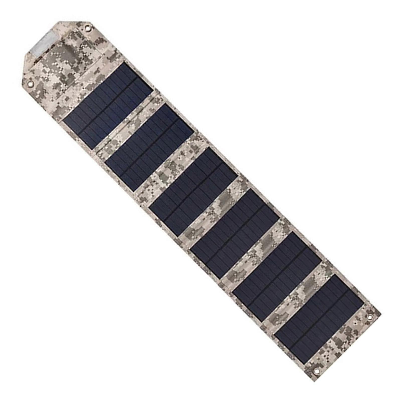 Silicon Solar Charging Panel 10W/12W/14W Foldable Solar Chargers Panel with Multiple Output Port For Enthusiasts Multicolor