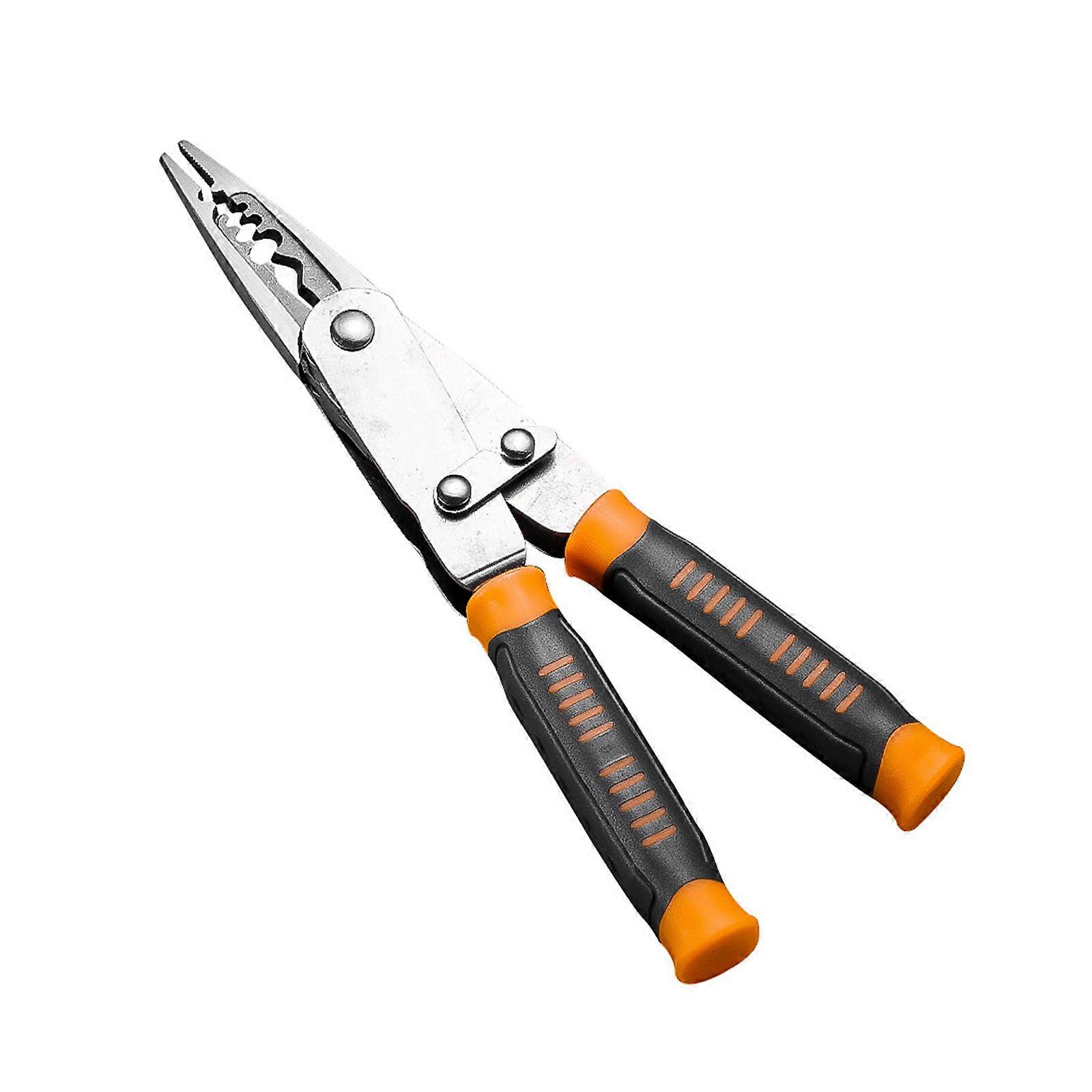 Multipurpose Heavy Duty Metal Two Headed Adjustable Cutting Shears Tool For DIY Projects And Repairs Precise Wire Work Multicolor