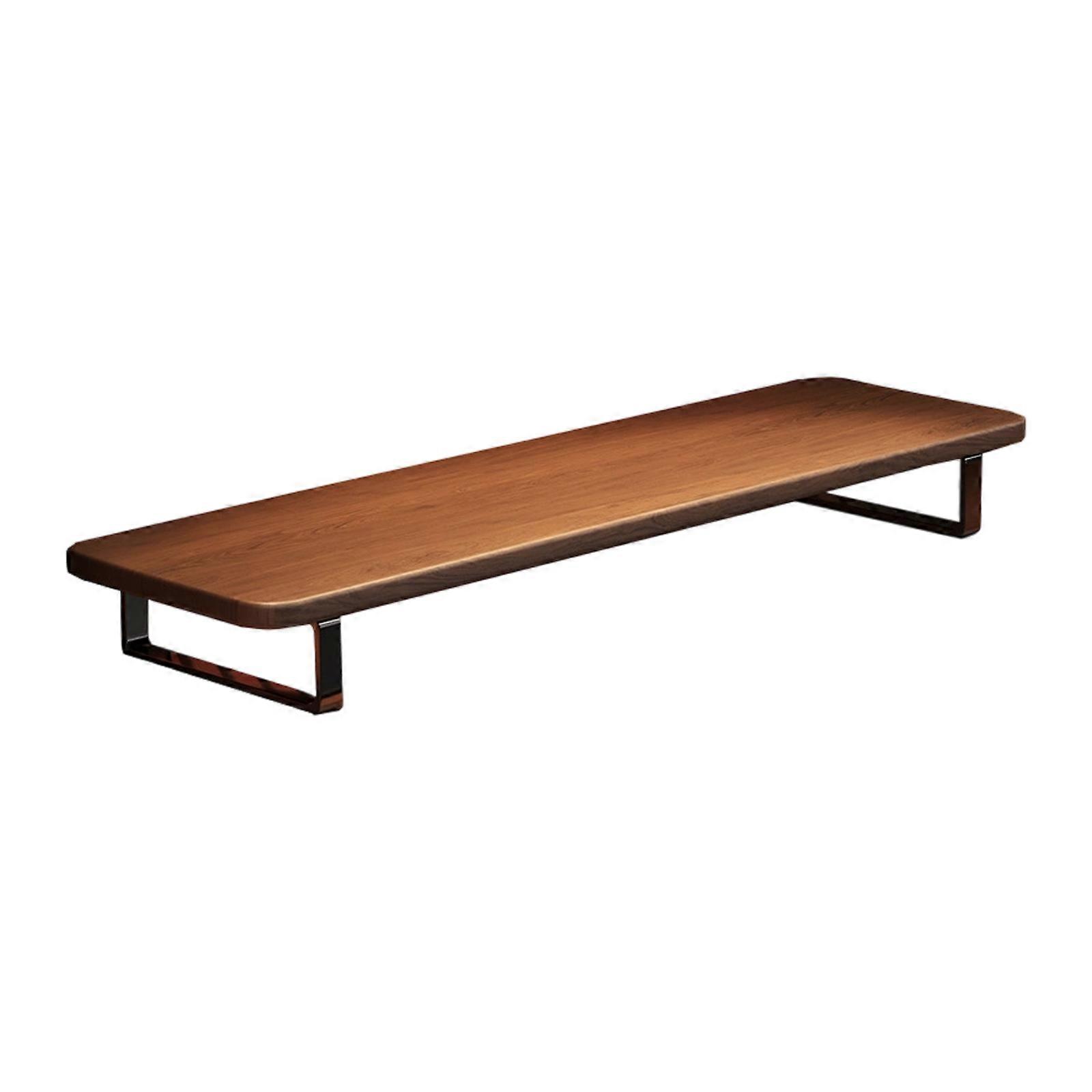 Ergonomic Height Stand PC Monitors Risers Elevator Smooth Surfaces Stable Base Reduce Neck Strain Height Increasing  Brown