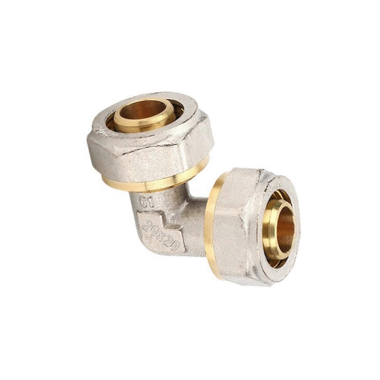 Compression Fitting For Aluminum Plastic Pipe Sturdy Corrosion Resistant Double Thread Design Multicolor
