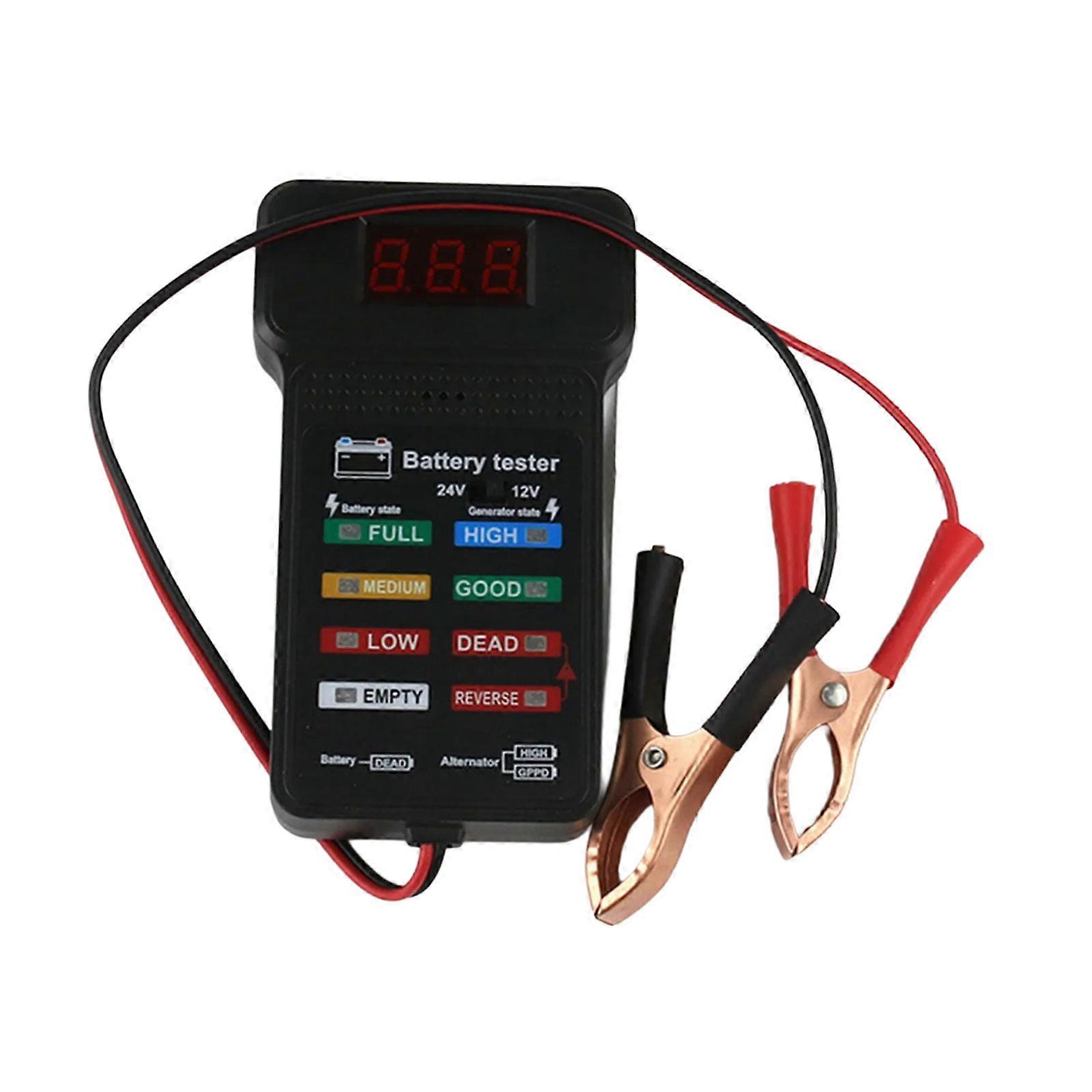 User Friendly Battery Evaluation Instrument Battery Testing Solution Vehicle Battery Check for Maintenance Professional Multicolor