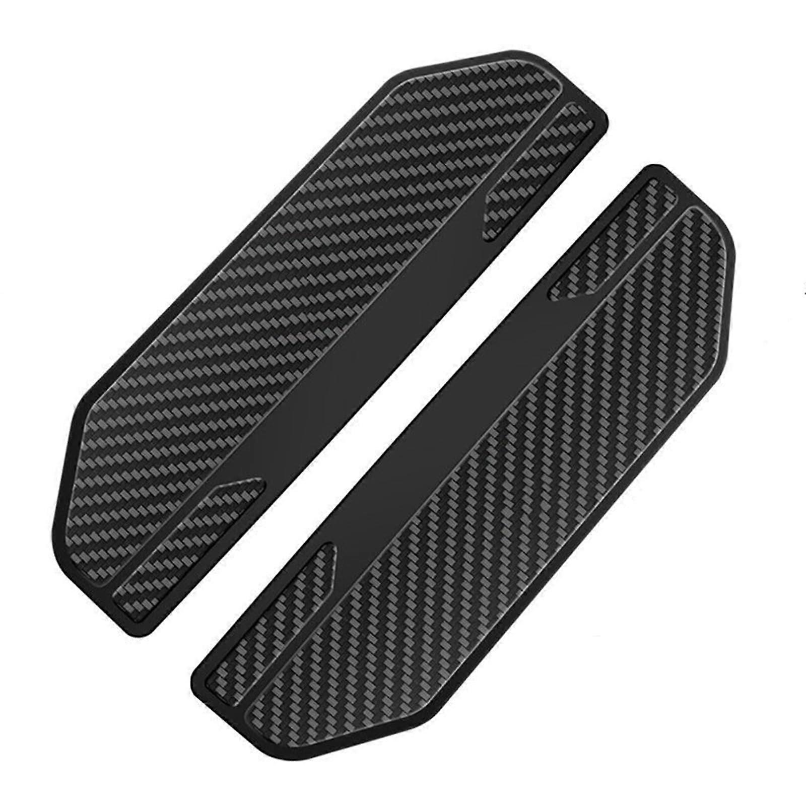 2pcs Carbon Fiber Side Mirror Rain Guards Waterproof Visors for Hatchback 20202025