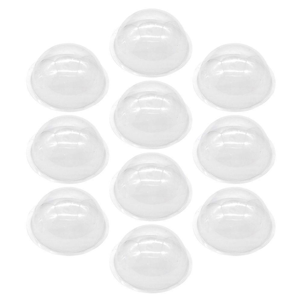 20Pcs Transparent Plastic Snow Globe Domes for Christmas Use