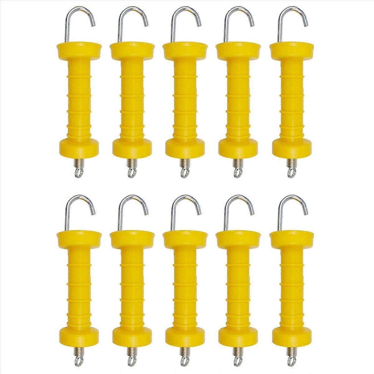 10 Pcs High Quality Electric Fence Gate Handle Insulated Spring Handles Plastic Door Handle Ranch Fe