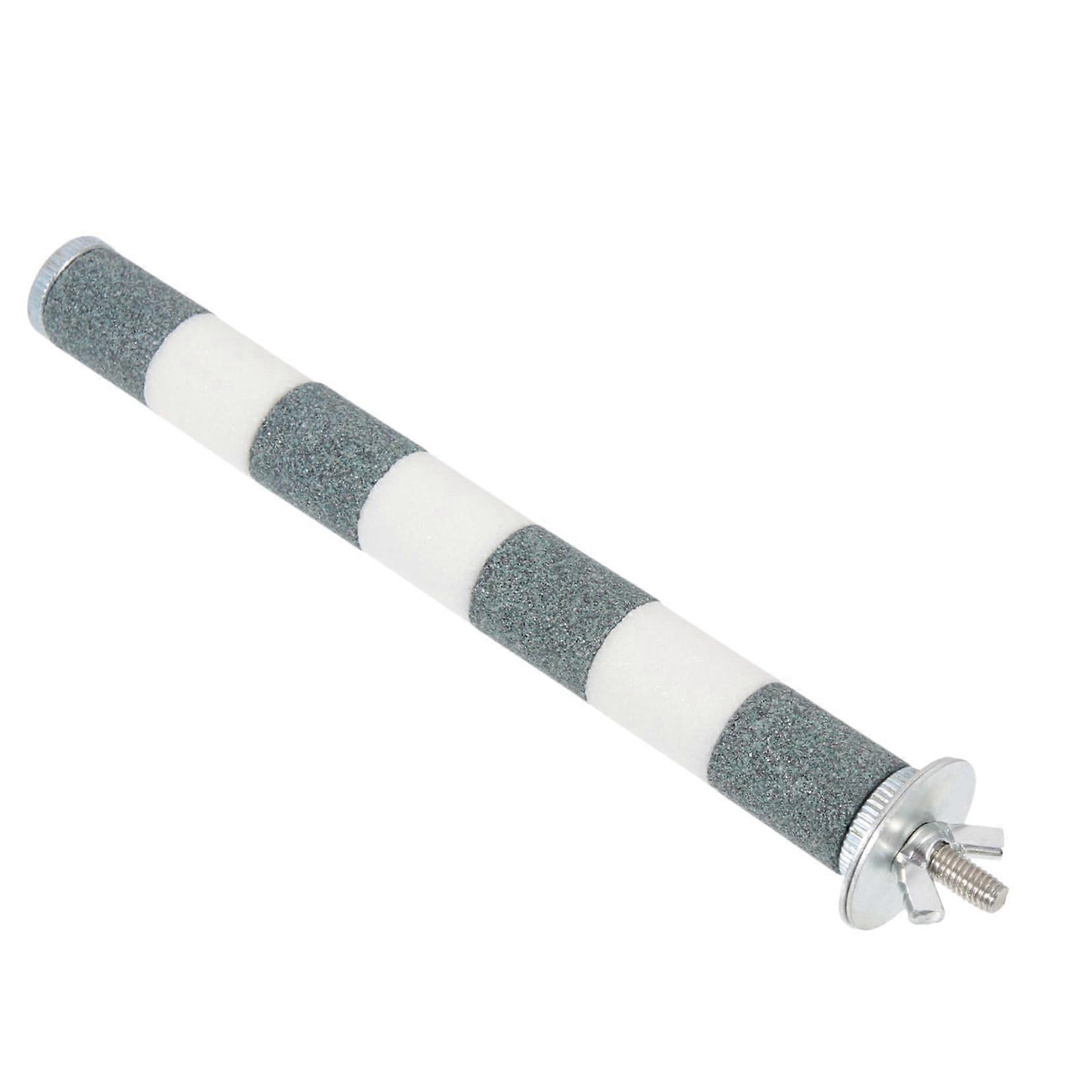 Parakeet Bird Perch Stand with Claw Grinding Rod for Cage Mount, WearResistant Chew Stick for Birds and Chickens