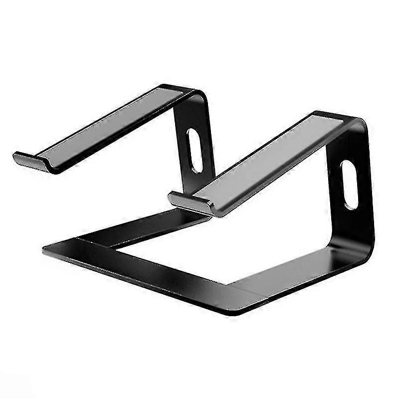 Ergonomic Aluminum Laptop Stand for 10-15.6" Notebooks, Adjustable Height & Cooling Design with Non-Slip Base