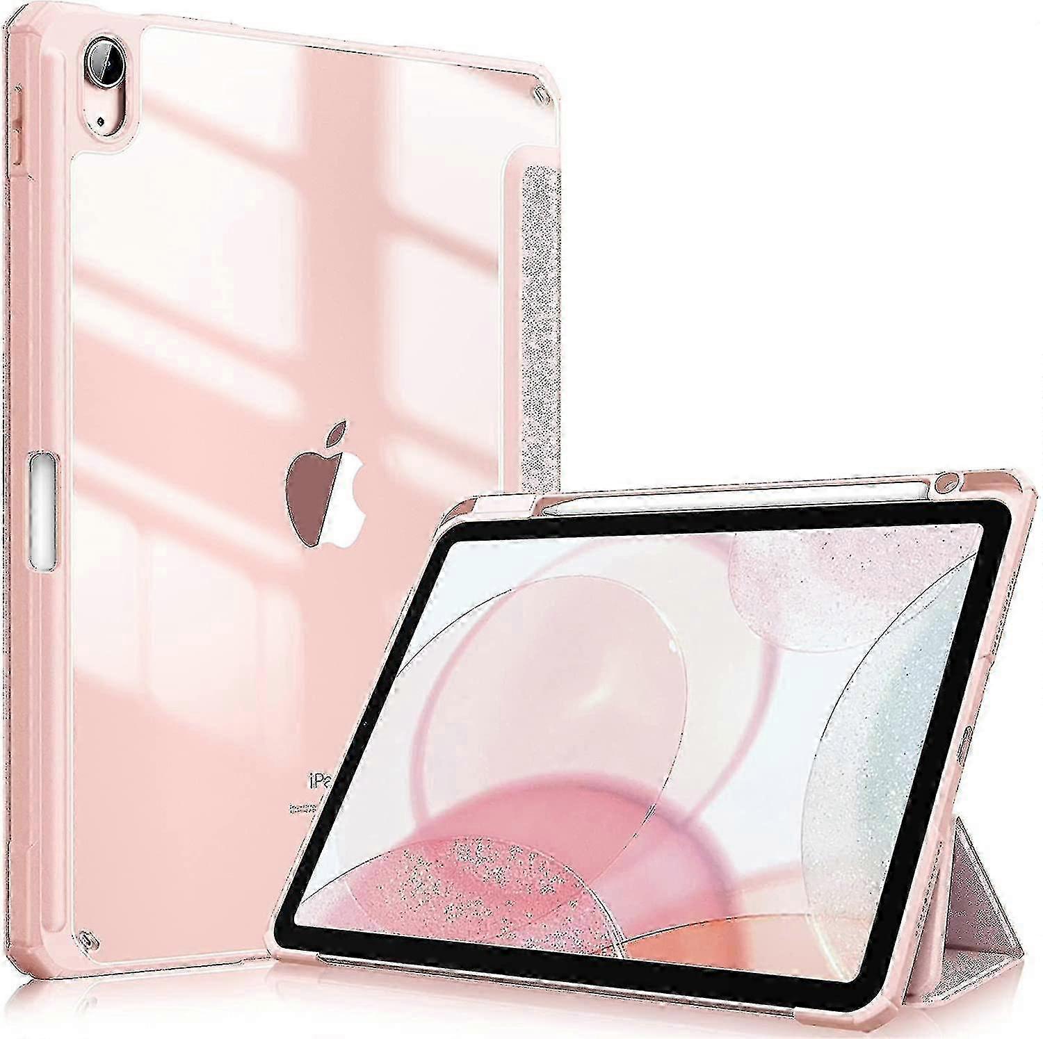 Durable cover for iPad Air 5th/4th Gen with crystal clear back shell