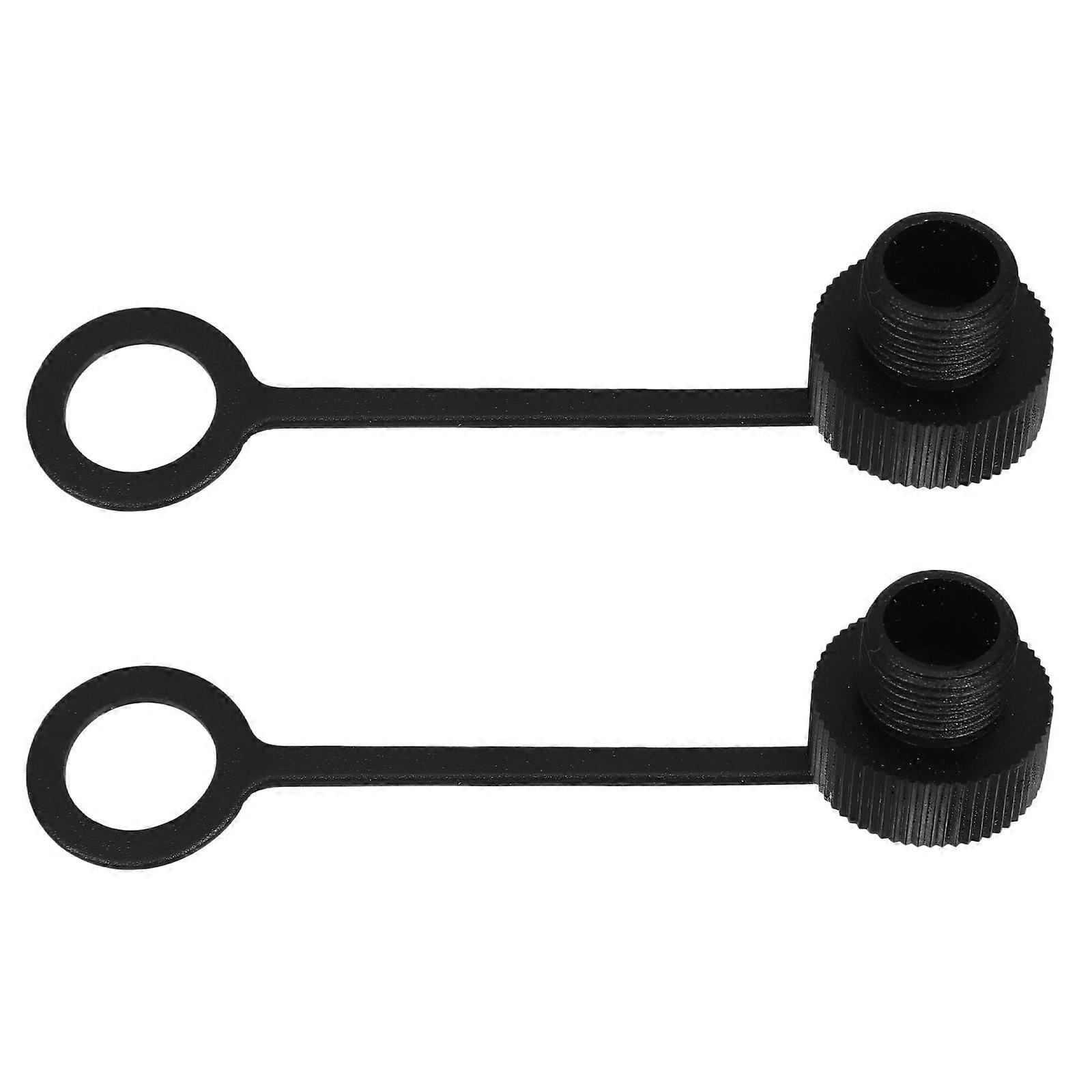 Plastic Connector Caps for Waterproof Dust Protection 2Pcs Covers