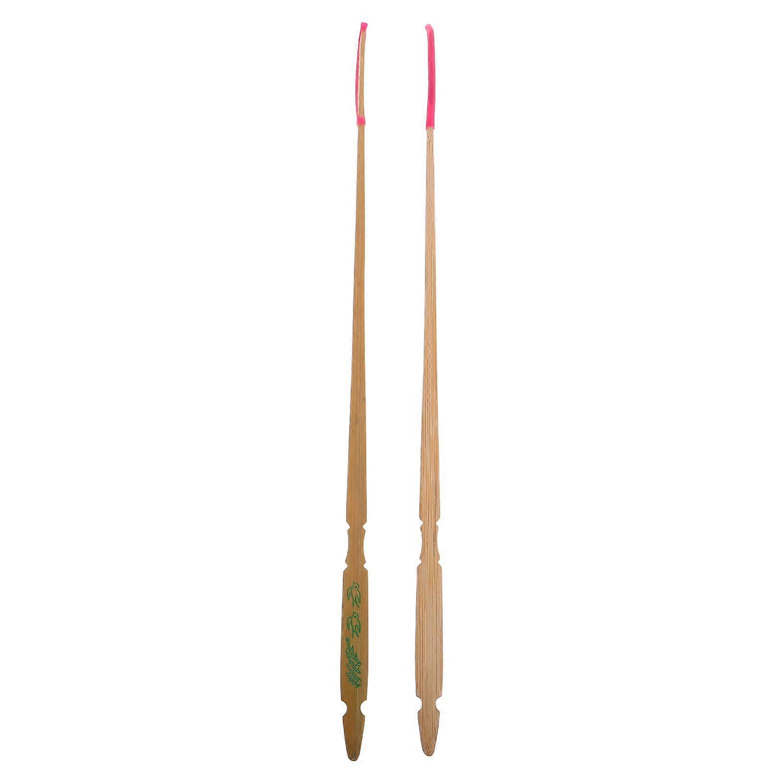 Dulcimer Hammer Mallets Sticks Yangqin Accessory 2Pcs Bamboo Musical Tool