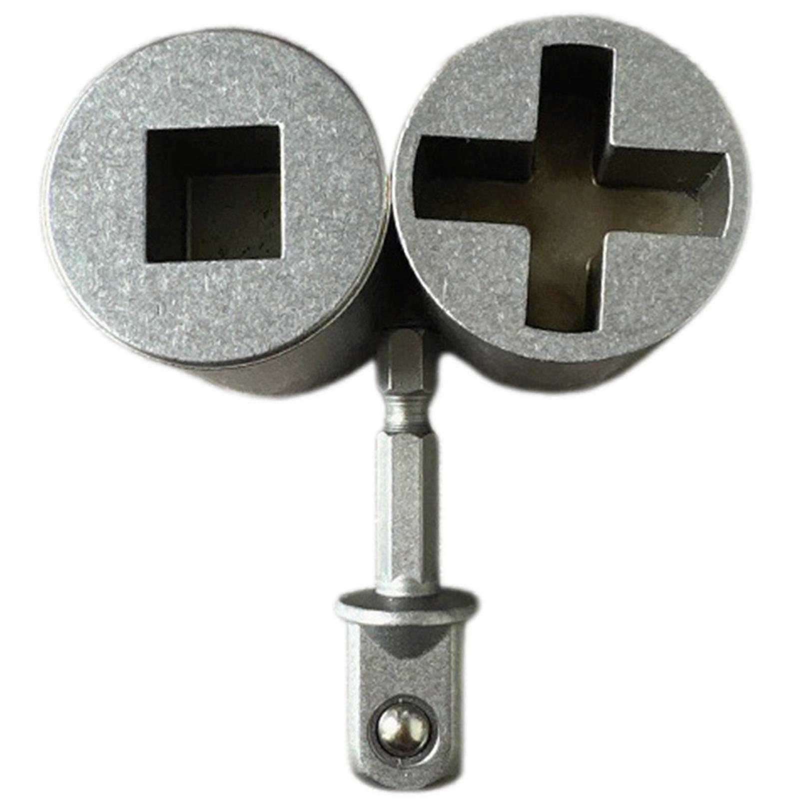 1/2" Car Jack Drill Adapter Universal Socket Converter Bit för handborr, enkel saxlyft och däckbytesverktyg