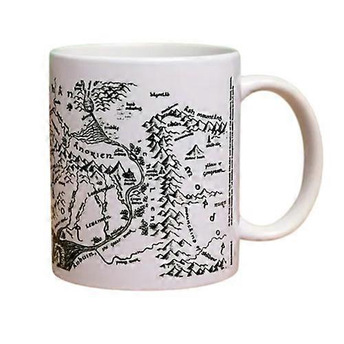 The Lord Of The Rings Middle Earth Map Mug