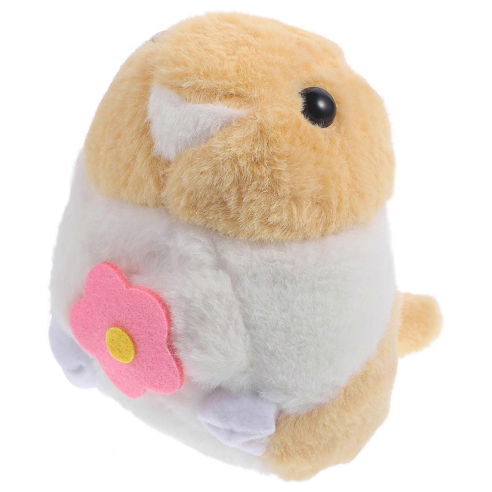 Plush Stuffed Hamsters for Playing 4Pcs Rotating Tail Clockwork Hamster