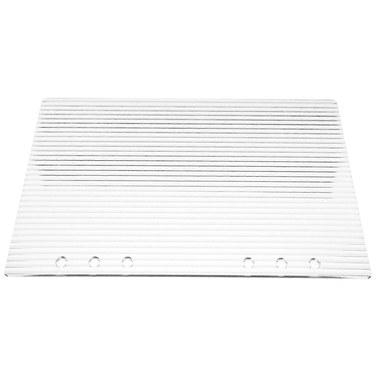 Office Transparent Acrylic Binder Notebook Cover for 6-Ring Binders