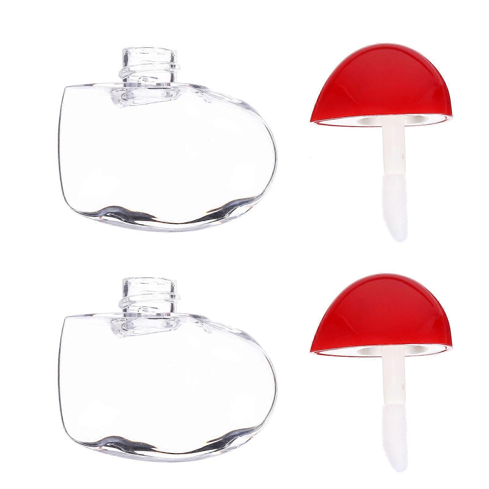 Lip Gloss Tube Heart Shaped for Storage Use 60Pcs DIY Lip Gloss Containers