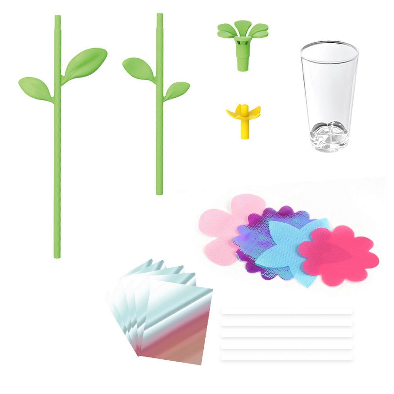 Handmade Flower Pressing Set Educational Craft Toy for Toddler with Accessories Fun Craft Activity Motor Skill Exercise  2