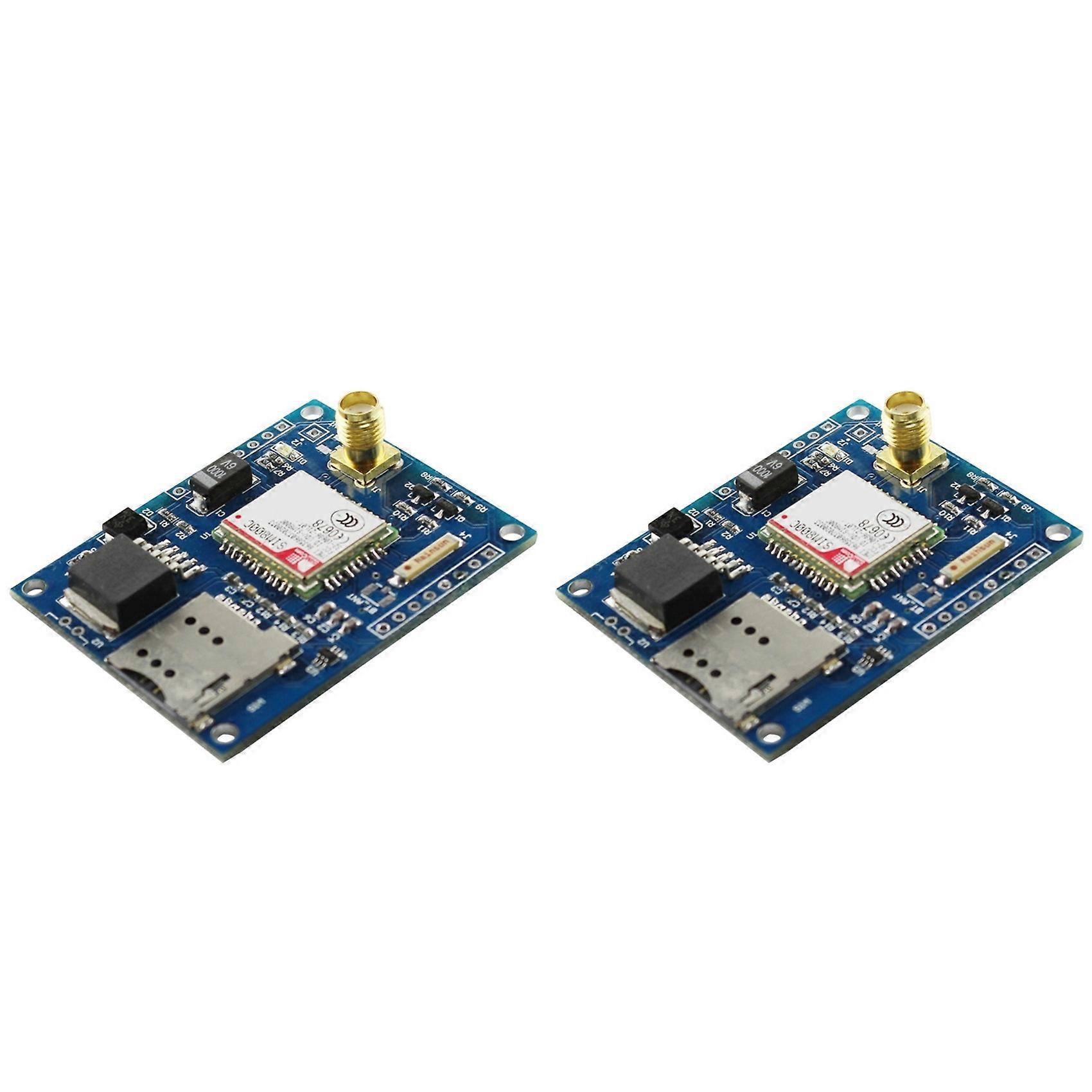 2X Sim800c Development Board Four-Frequency GSM/GPRS Module Bluetooth-Compatible/Tts/DTMF Instead of Sim900a