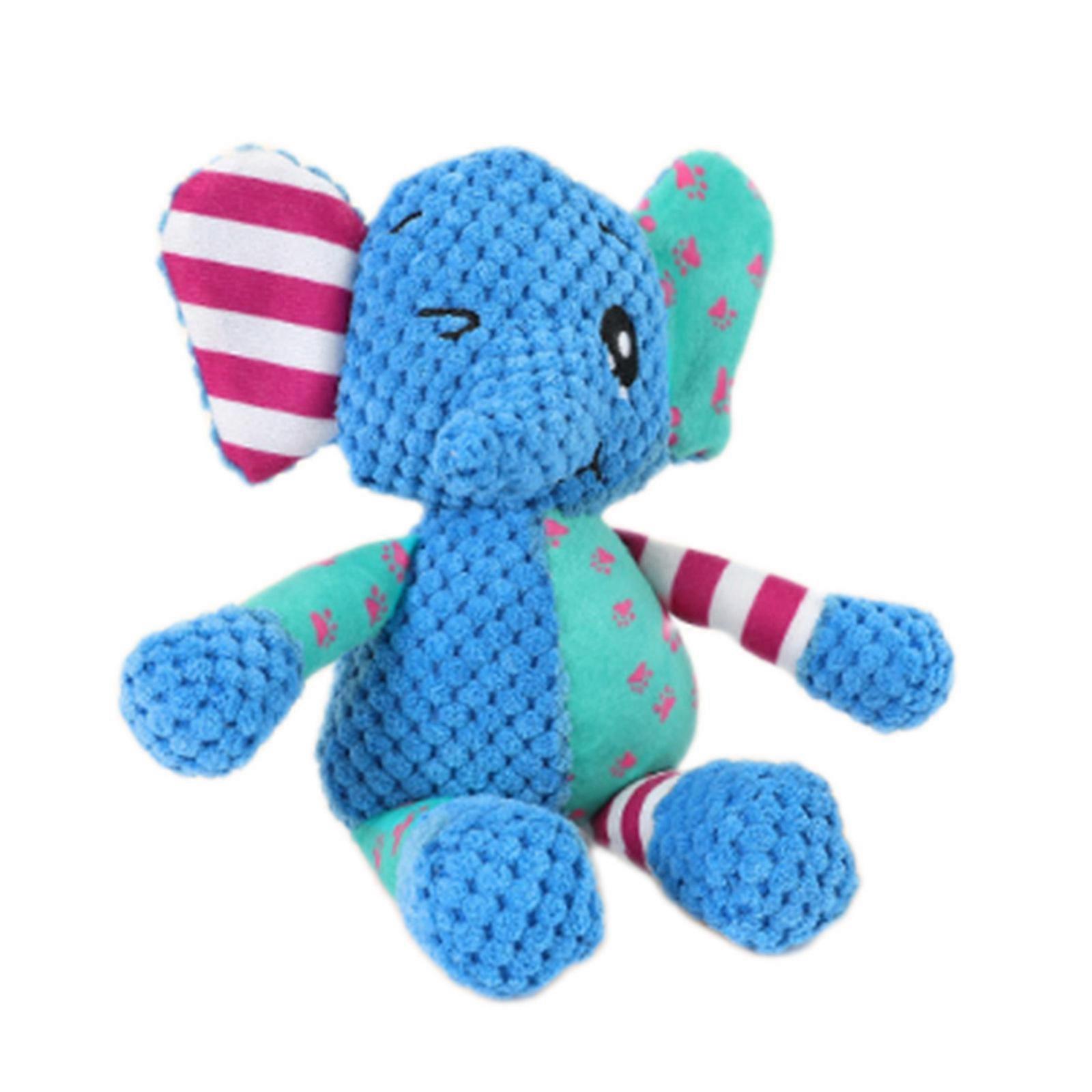 Dog Furry Animal Theme Cats Toy with Squeaky Sound for Cats Teething Chew Squeaking Plush for Dog Plush Animal Multicolor