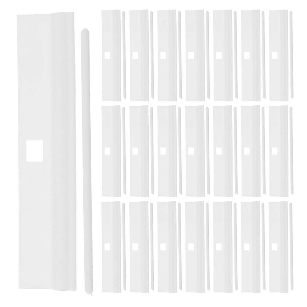 Vertical Blind Accessories for Blinds 30Pcs PVC Replacement Slats Set