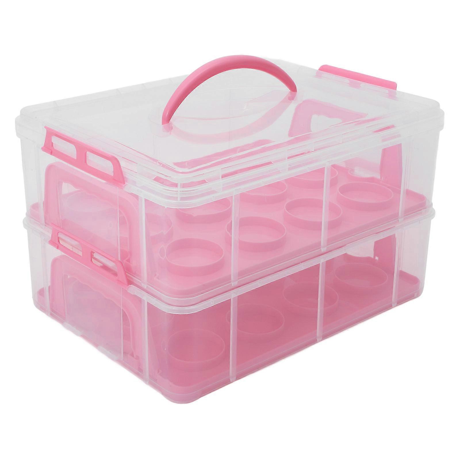 Cake Packaging Box Cake Carrier for Storage Handheld Pink Holder