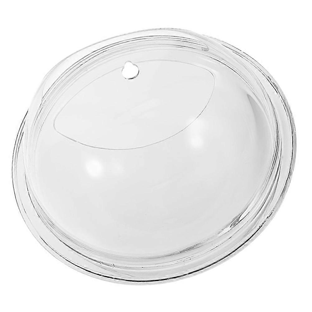 Clear Wall Fish Bowl Acrylic Pot for Storage 2Pcs Wall Hanging Set