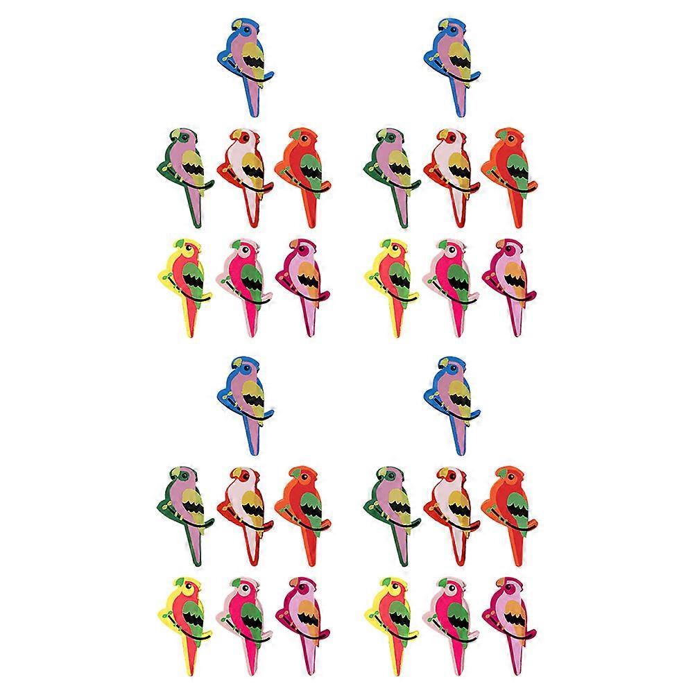 Wooden Bird Push Pins for Bulletin Board Decorative 30Pcs Set