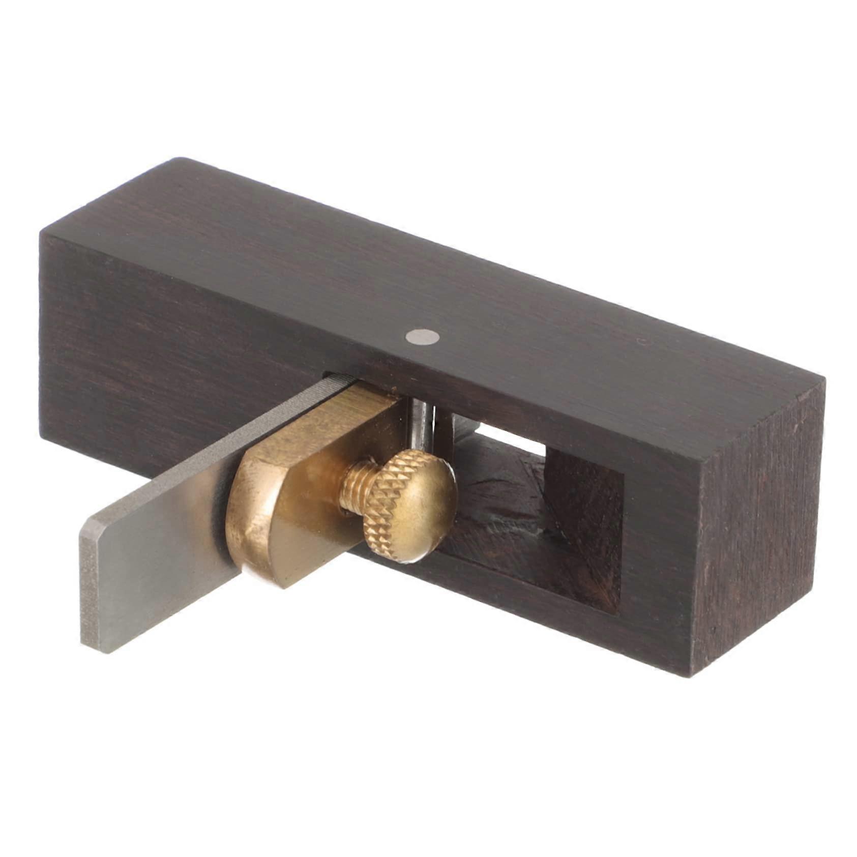 Luthier Tools Small Brass Violin Plane with Ergonomic Handle and Sharp Blade for Precision Wood Shaping