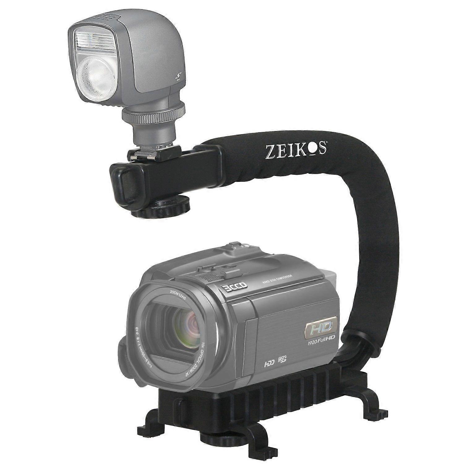 Pro Deluxe Video Stabilizing Bracket Handle with Ergonomic Comfort Grip for Canon FS40 FS400