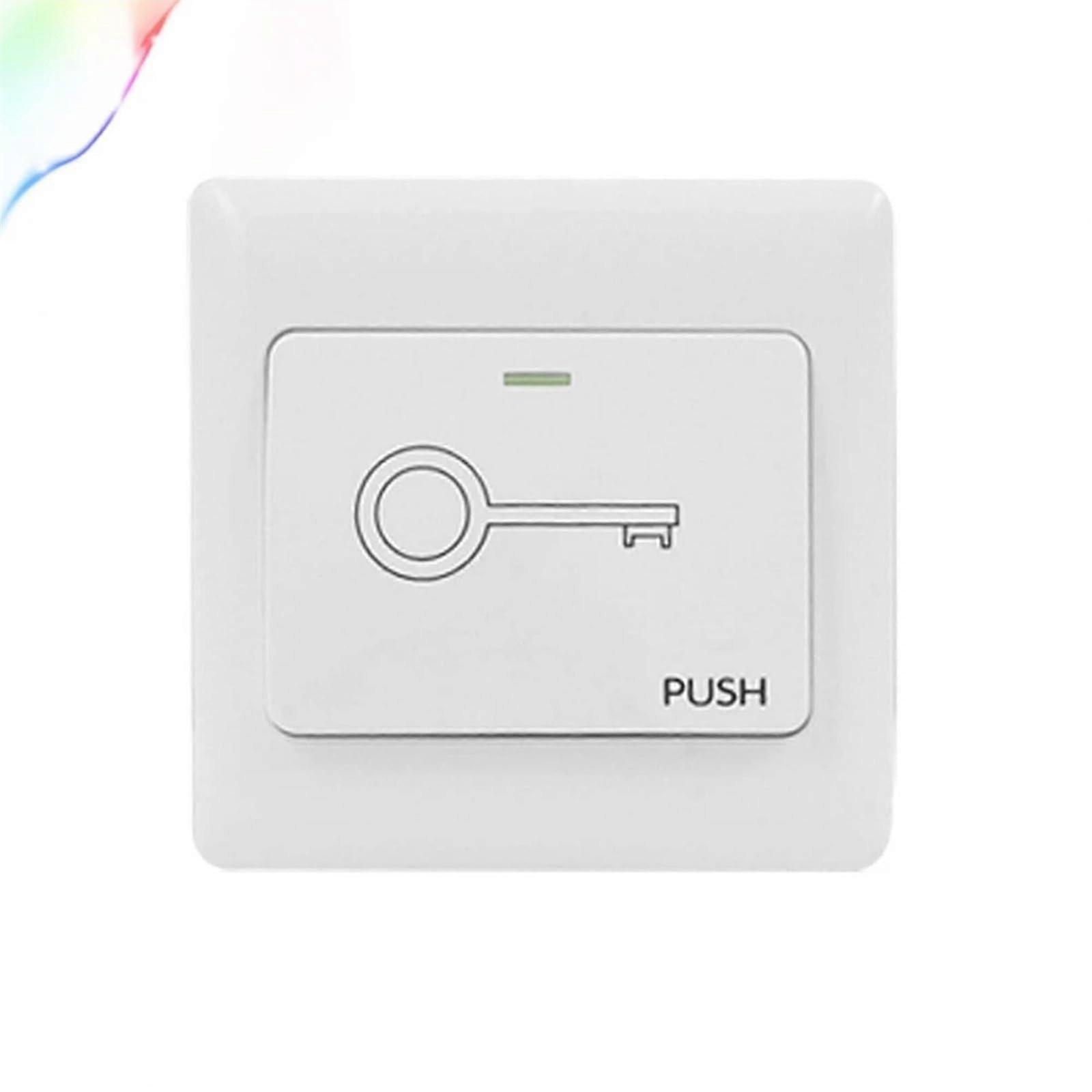 Exit Door Release Switch with Durable Push Panel for Quick Emergency Exit, Easy Wall Mount, 1Pcs