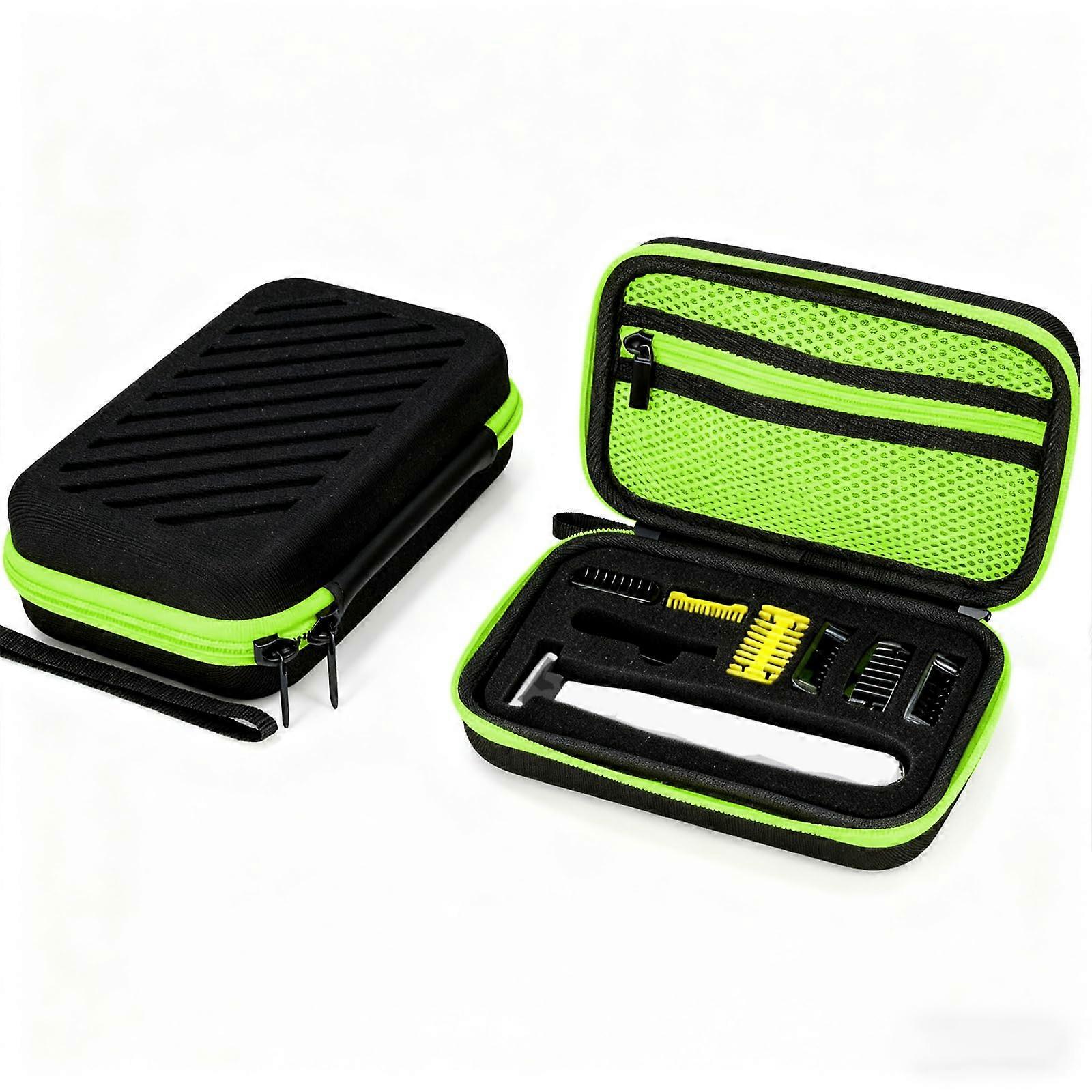 Electric Trimmer Travel Case with ImpactResistant EVA Shell and WaterResistant Pocket for Philips OneBlade QP Series