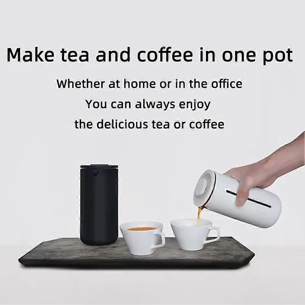 15oz French Press Coffee Press Heat Resistant Glass Coffee Press High Density Stainless Steel Mesh Heat B