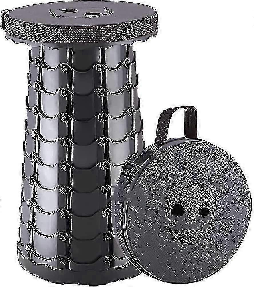 Portable Folding Chair Stool, Adjustable Height Telescopic Stool, Suitable