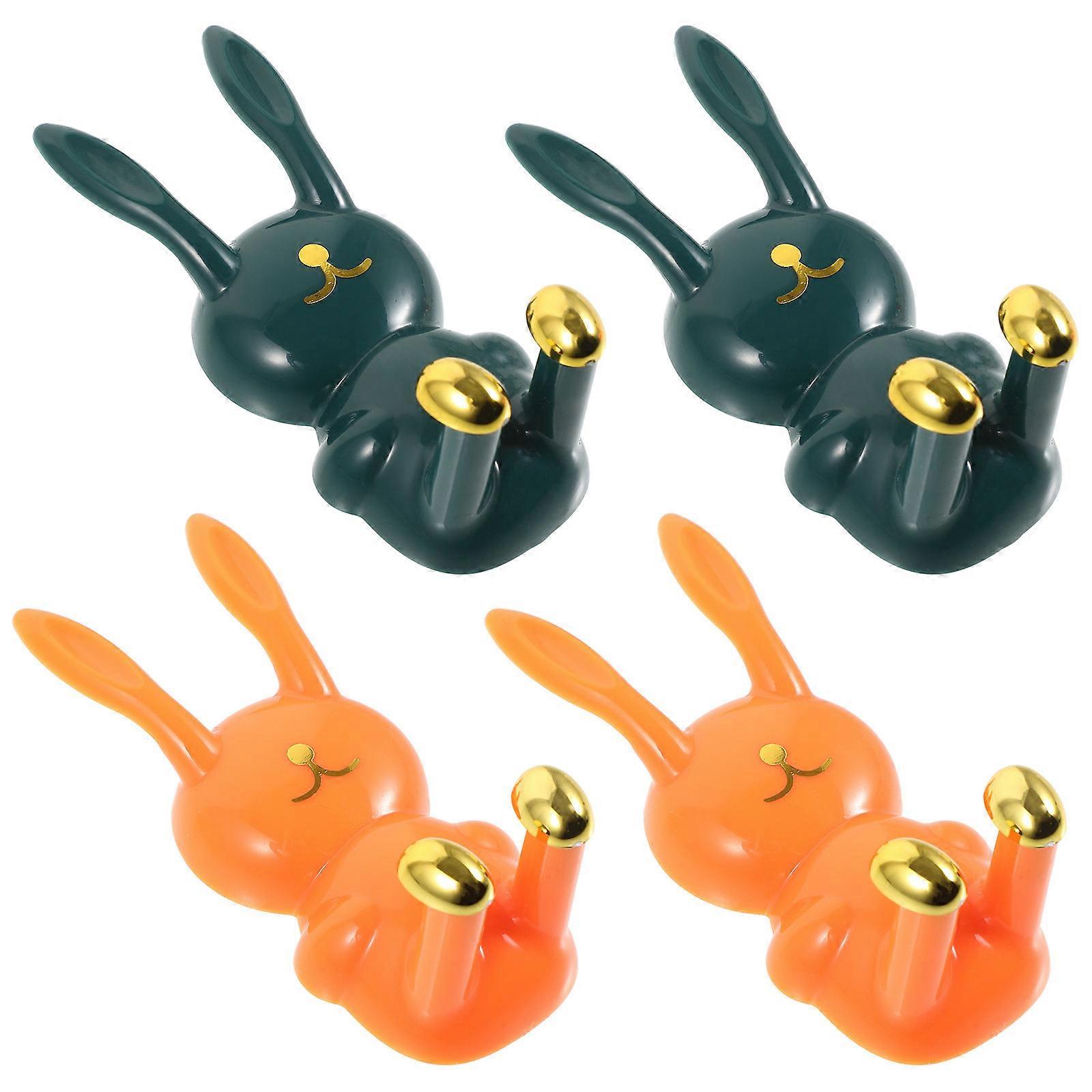 Holder for Shower ABS Toothbrush Hooks for Home Use 4Pcs Set