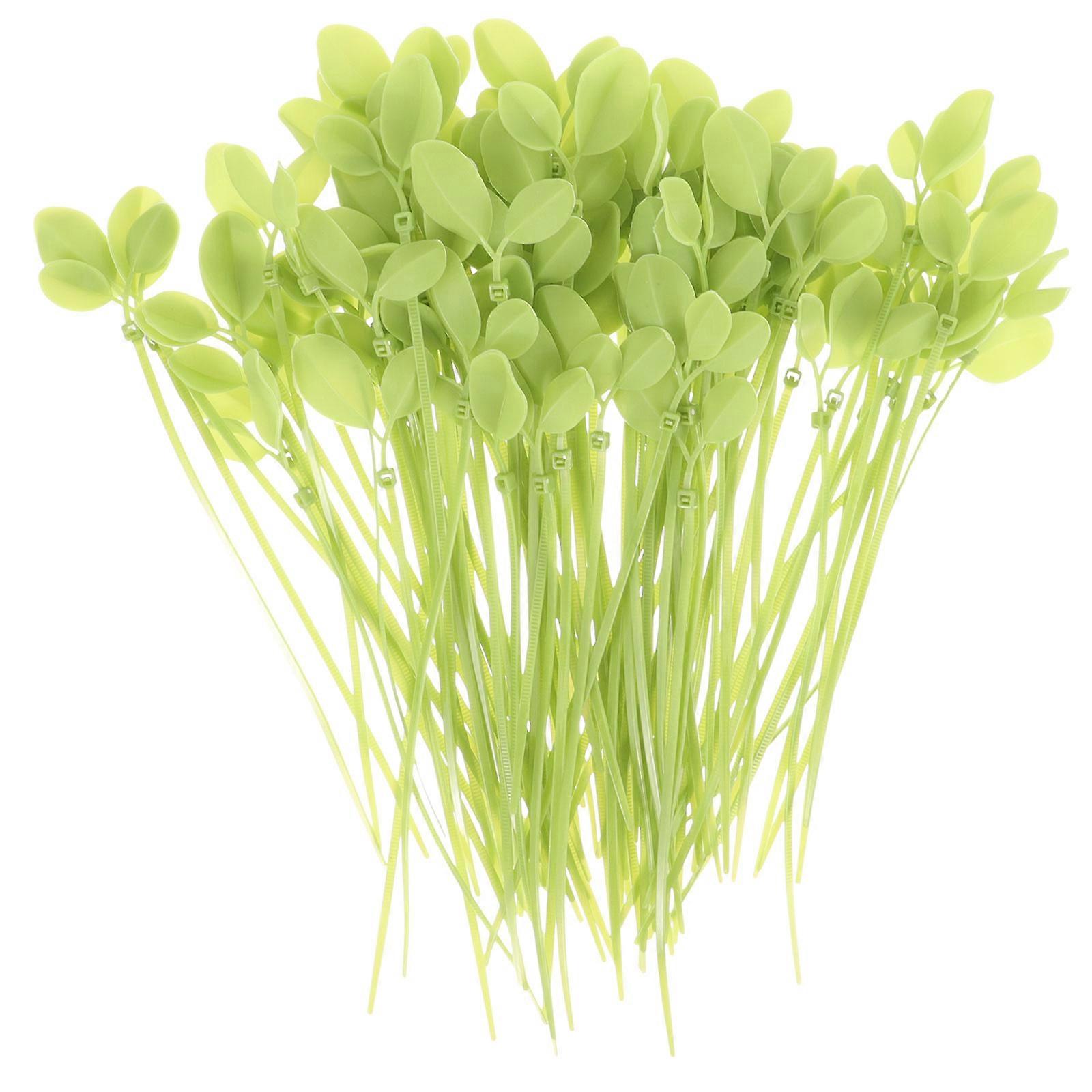 Nylon Leaf-Shaped Cable Ties for Cord Organization 100Pcs Plastic