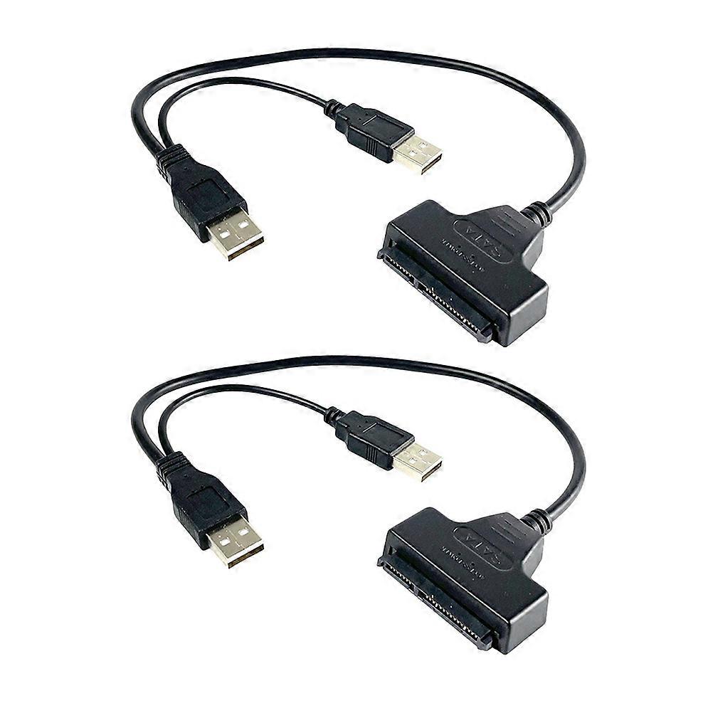 USB Easy Drive Cable for Hard Disk Data Line 2Pcs USB to Adapter
