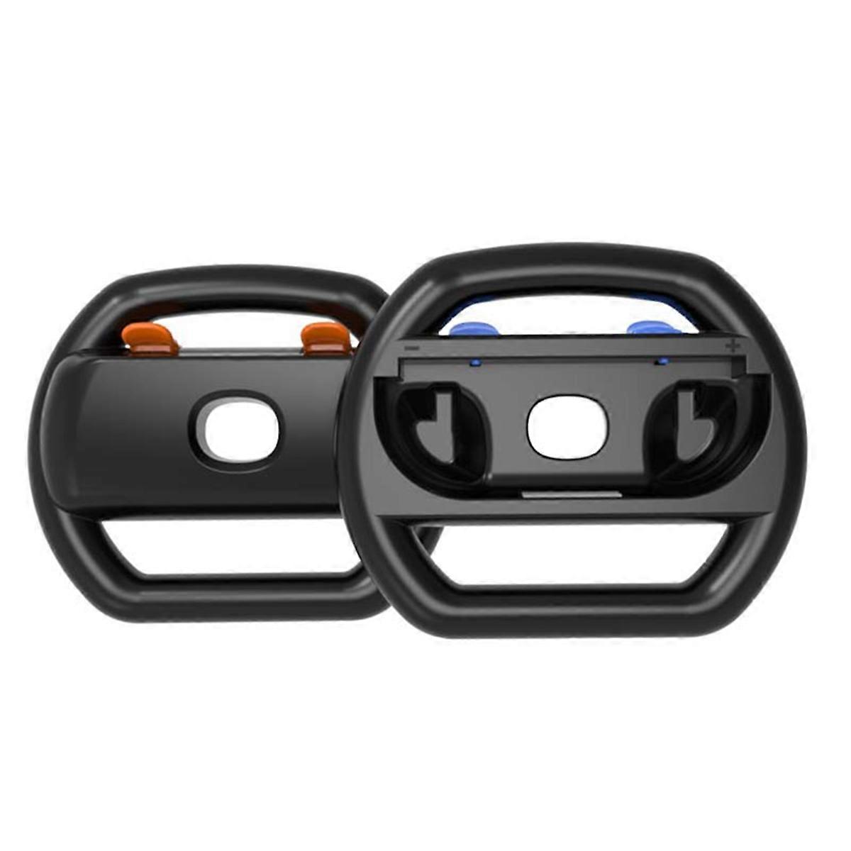 2PCS Racing Steering Wheels for Switch 2 Controller Game Grip Handle Racing Game Wheel for 2 Controller