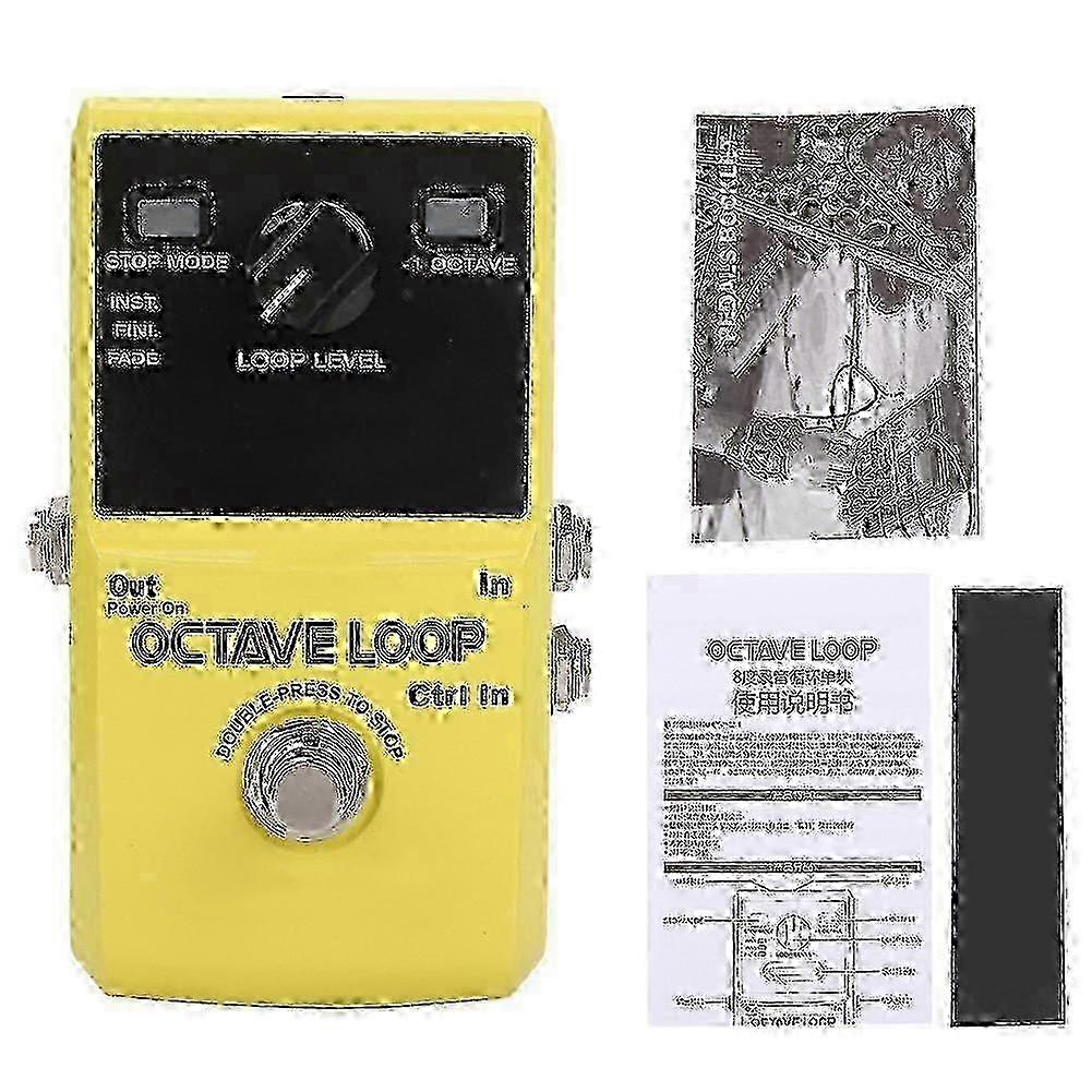 NUX OCTAVE LOOP Effect Single Block Effector for Electric Guitar