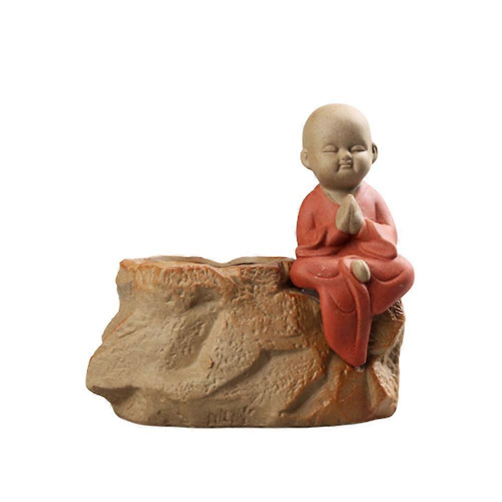 Flower Pot Ceramic Planter for Storage 1Pcs Red Succulent Bowl