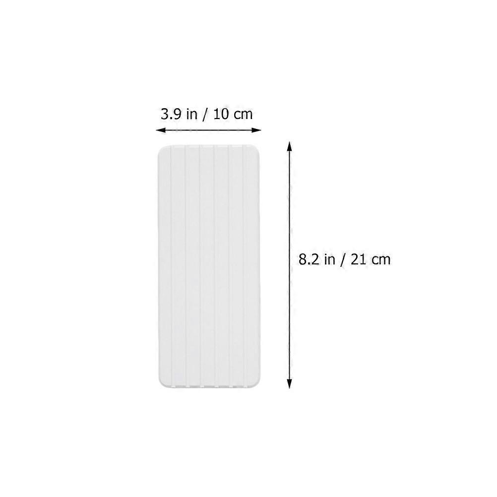 Kitchen Coasters Rectangular Shape Diatom Mud Mug Pads Bathroom Decor 21x10cm Heat Resistant 4Pcs