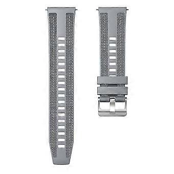 22 mm band voor Huawei Watch GT 5 Pro 46 mm / GT 5 46 mm / GT 4 46 mm universele siliconen + nylon horlogeband