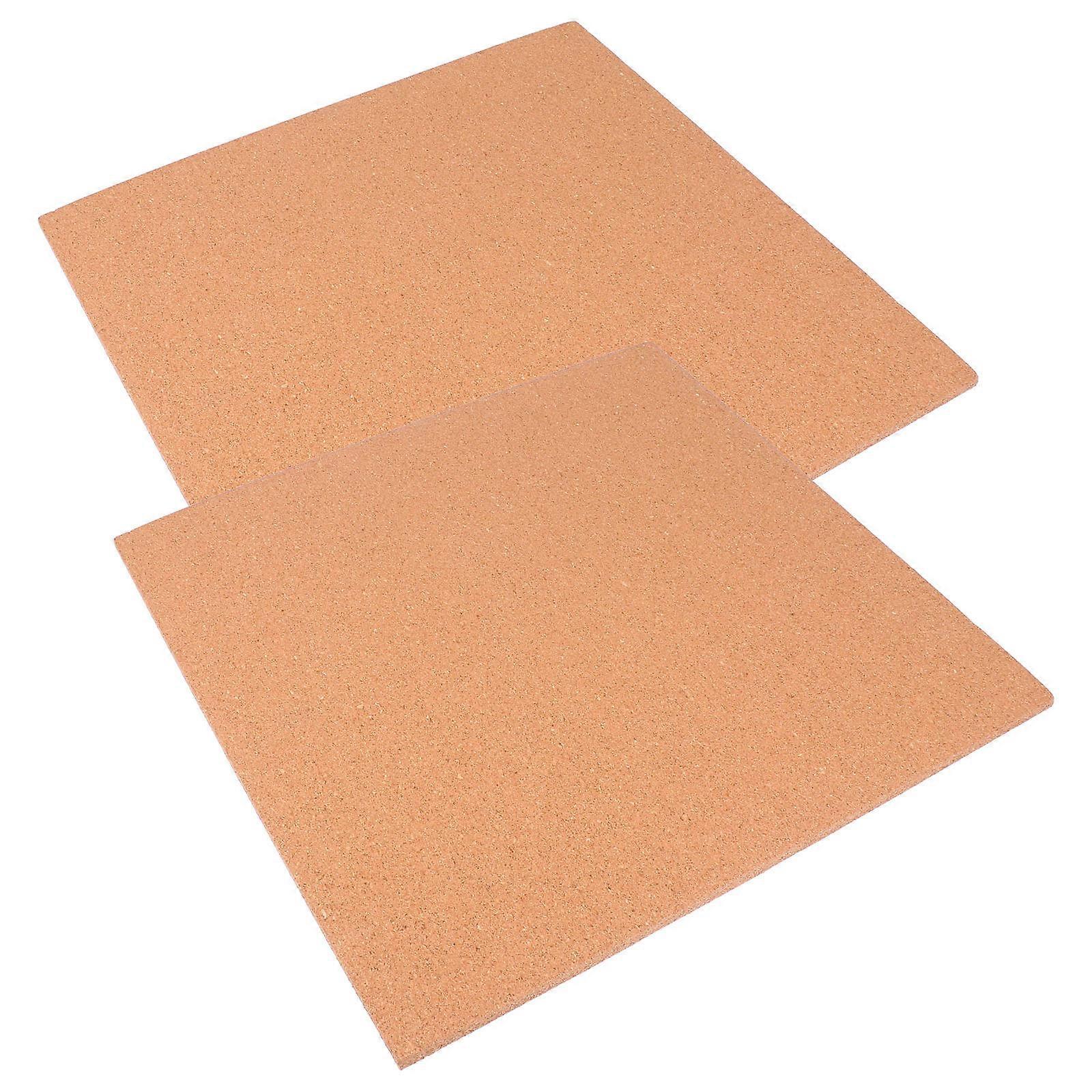 Message Whiteboard Cork Board Office Use DIY Background Wall Light Brown Wood Material 2Set