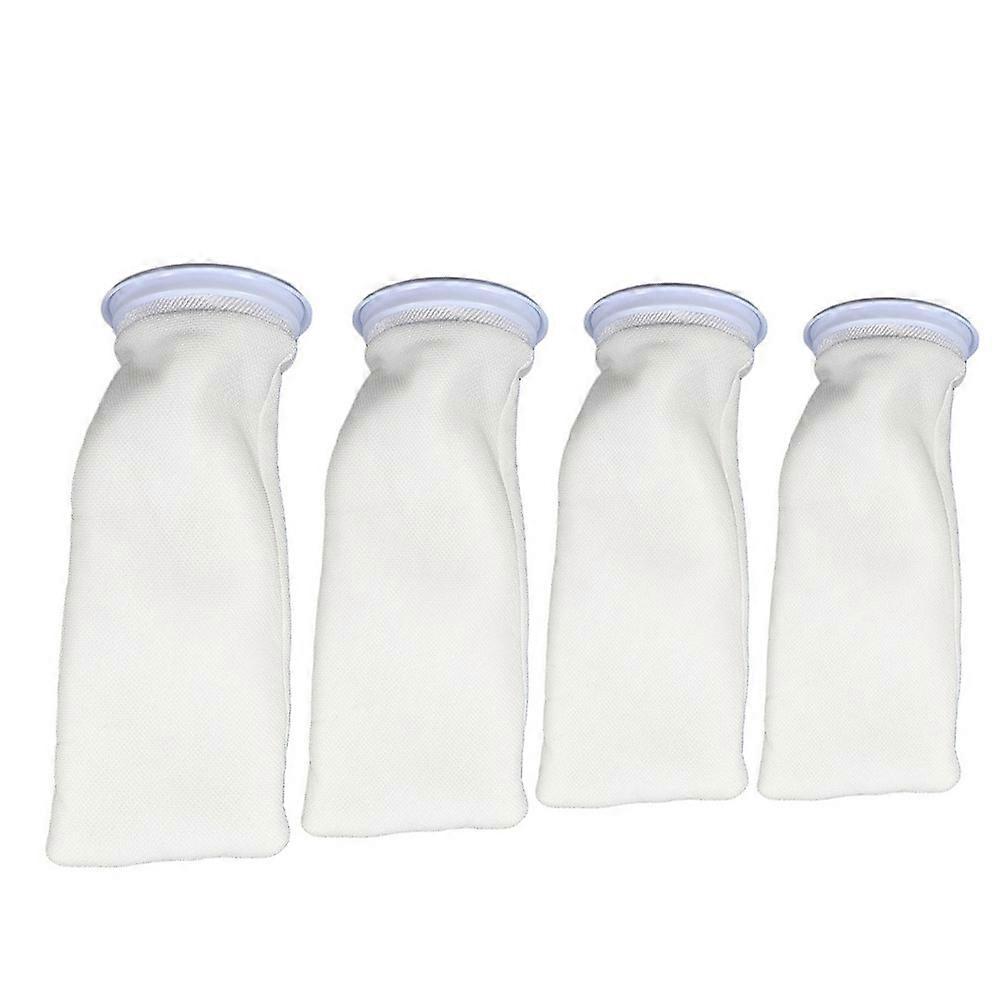 Cotton Filter Bag Fish Tank Replacement Filter Sock for Aquarium 4Pcs Pack