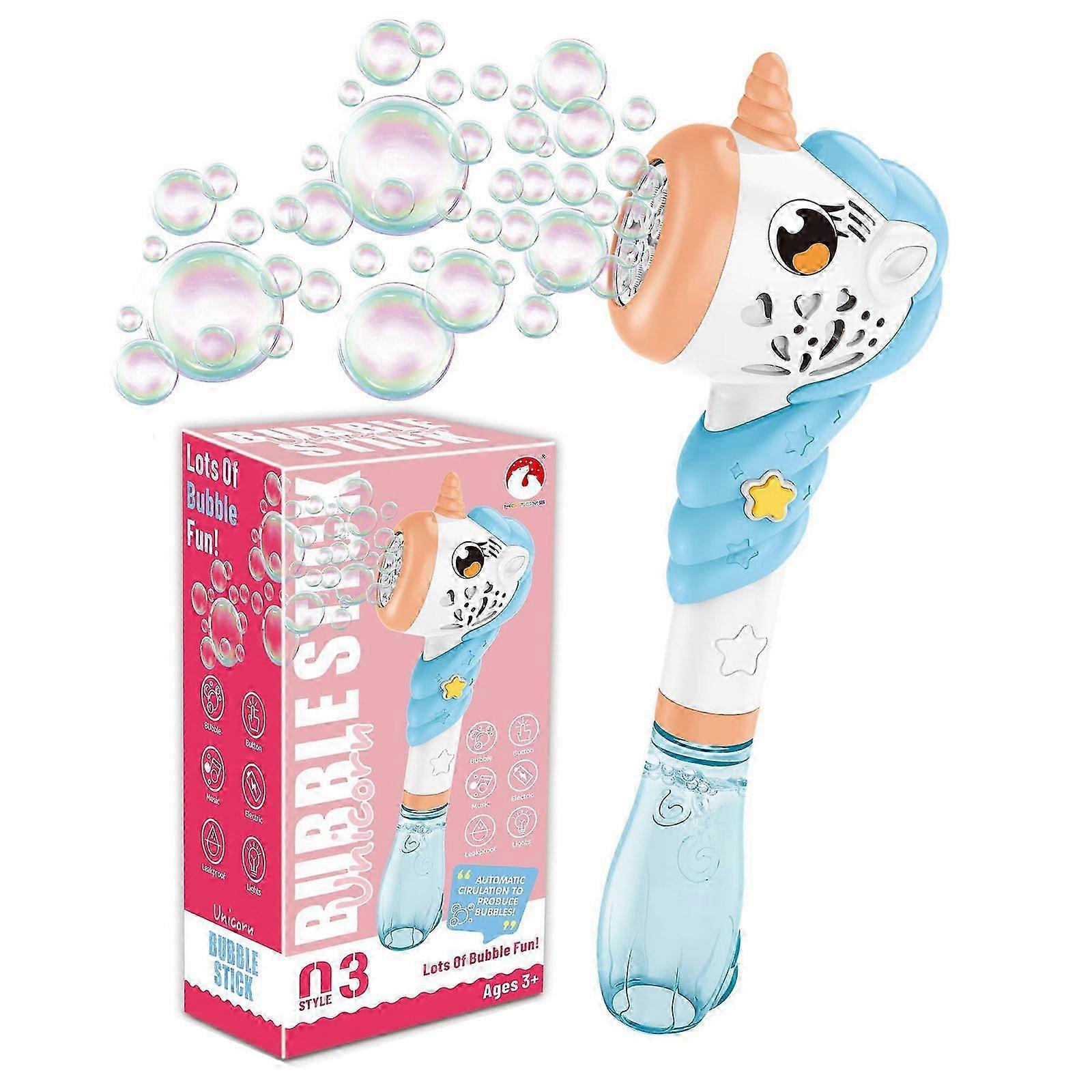 25-26 2023 New Automatic Bubble Blower - Magic Bubble Machine with LED Lighting,Bubble Machine Party Favors, Bubble Maker Blower Machine