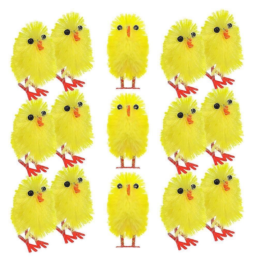 Cute Easter Chicks Mini Decorations for Home Decor with 30Pcs Yellow Chicks