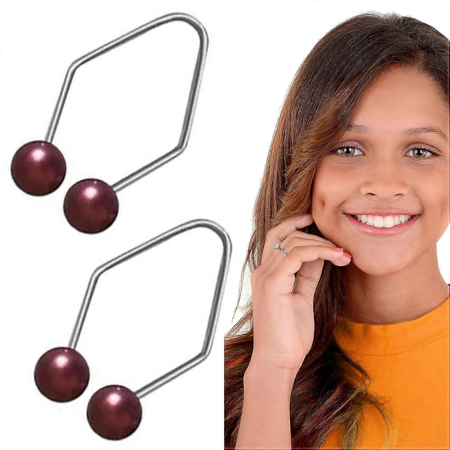 Dimple Maker 2 Pack Cheek Dimple Trainer Tool Noninvasive Creator Deep Red