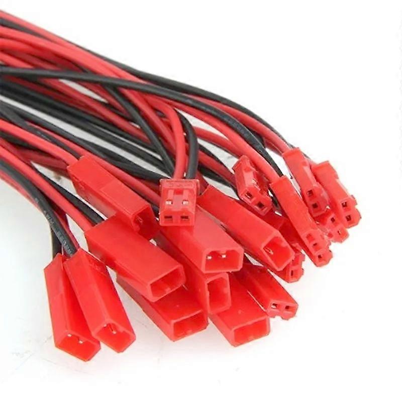 20pcs Male&Female Connector JST Plug Cable DIY 2 Pin Connectors Terminals