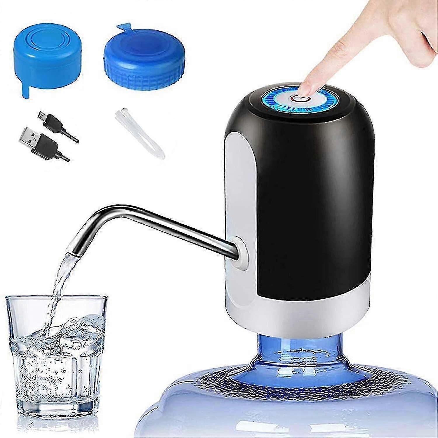 Elektrisk vattenflaskpump, USB-laddningsbar vattendispenser