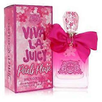  Viva La Juicy Petals Please by Juicy Couture - Eau De Parfum Spray 3.4 oz - Women 