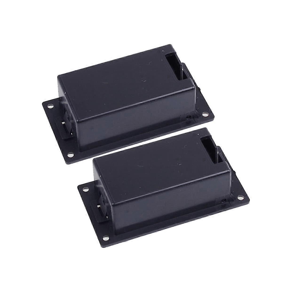 2 Pack Guitar Battery Box for Easy Replacement, Durable Active Bass Holder, Quick Install