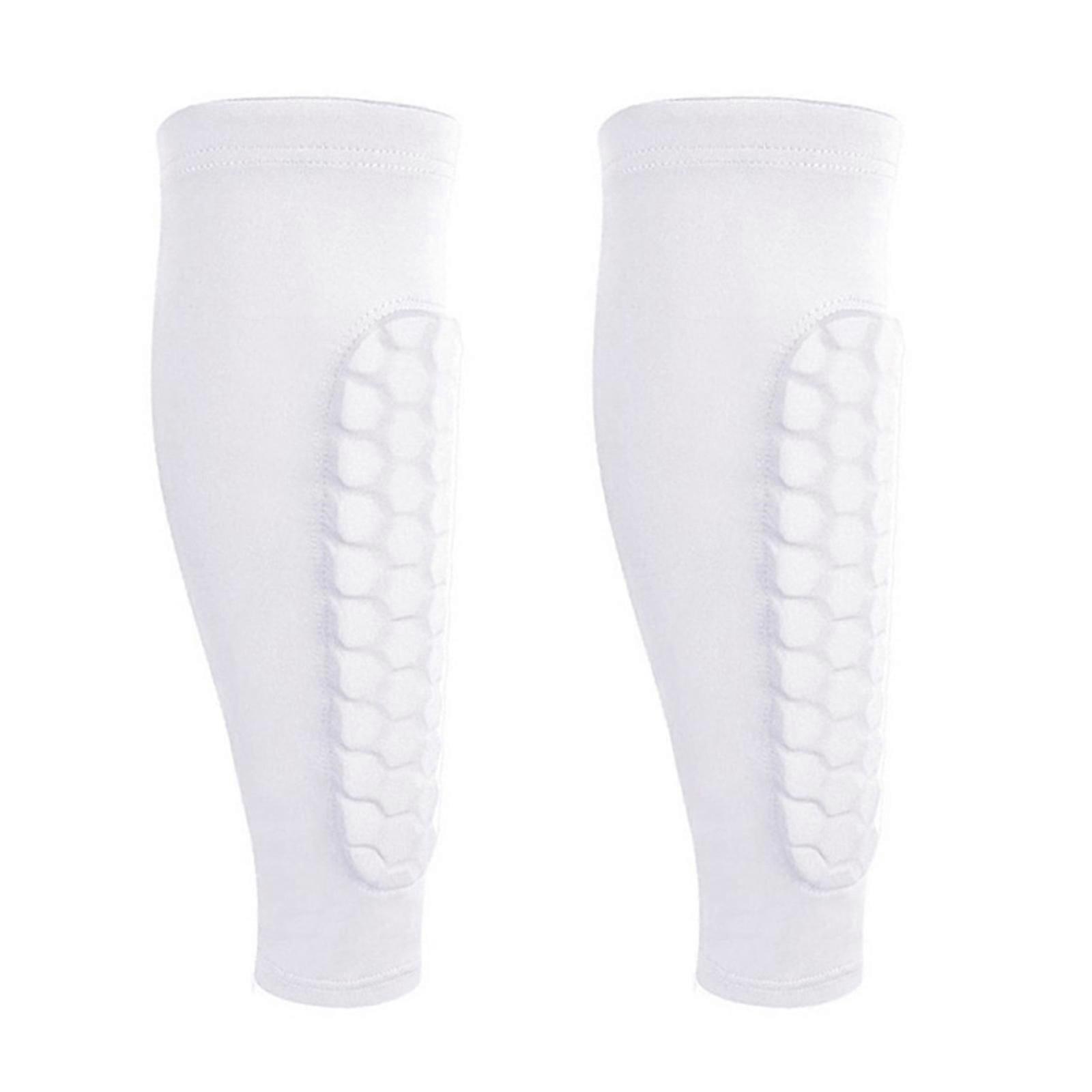 Adjustable Kids Soccer Shin Guards With Honeycomb Padding